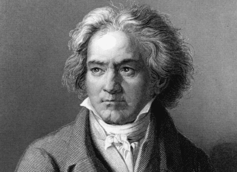 Porträt von Ludwig van Beethoven