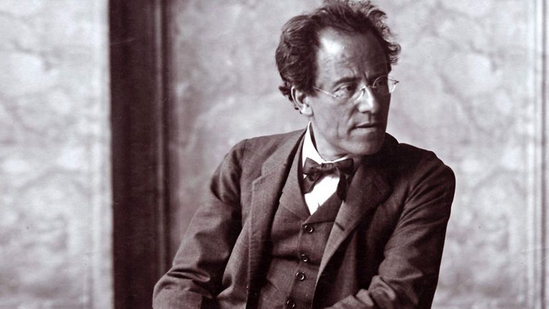 Gustav Mahler am Dirigentenpult.